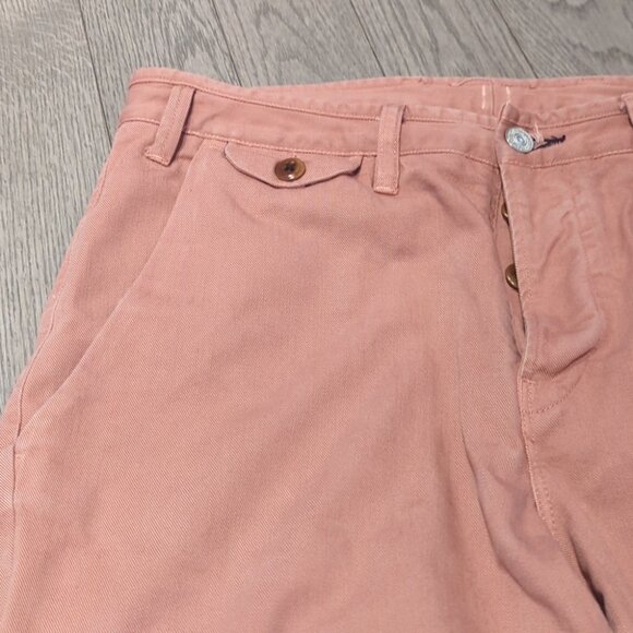 Men's Paul Smith Salmon Pink Chino Trousers Slim Fit - Size 32R Great Condition - Picture 3 of 9